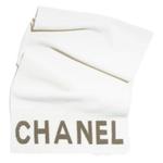 Кашемировые шали для женщин CHANEL, белый - фото 4