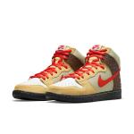 Кроссовки x color skates sb dunk high Nike, желтый - фото 3