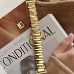 CHENSONG Часы Strap Huawei Compatibility Alloy, Gold [Irregular Butterfly Clasp Alloy] strap - фото 4