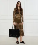 Кожаные тапочки Love Moschino, черный - фото 2