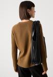 Джемпер Ecoalf EUCALIPTO ROUND NECK WOMAN, Biscotti/Brown - фото 6