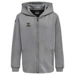 Толстовка Hummel Core XK Poly Full Zip, серый - фото