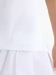 Платье мини с короткими рукавами PATOU, белый - фото 4
