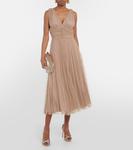 Мини-платье lola из тюля Altuzarra, бежевый - фото 2