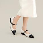 Туфли Мэри Джейн женские черный белый 7Or9 - фото 6