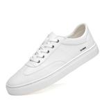 Низкие скейтерские кроссовки мужские ZOIBBOE, белые - фото 3