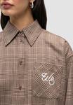 Блуза WRSTBHVR ALMIRA, Brown Check/Brown - фото 4