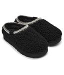 Мюли женские Ugg кожаные кудрявые, черный - фото 2