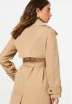 Пальто-тренч PETITE Lipsy, бежевый - фото 3