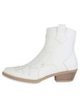 Ботильоны VAN HILL Cowboy Boots Marilyn, белый - фото 2