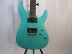 Электрогитара Schecter C-6 Deluxe Satin Aqua - фото