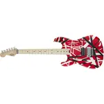 Гитара EVH Striped Series для левши - красные, черные и белые полосы - фото 4