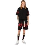 Шорты хлопковые с принтом flame Vision Of Super, черный - фото 4