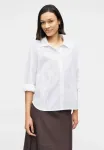 Рубашка kya, блузка на пуговицах Samsøe Samsøe, White - фото 4