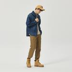 CAT Мужская синяя рубашка - фото 6