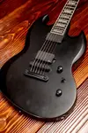 ESP LTD Viper-400 Баритон - Черный Сатин - фото 13