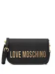 Сумка на плечо с логотипом Love Moschino, черный - фото