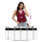 Женский летний топ-туника без рукавов свободного кроя Xuba, Purple - фото 4