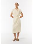 Платье 8013_светло-бежевый comma - фото 5
