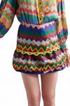 Мини-юбка Cariño Zigzag Print Mini, цвет Multi Celia B, Multi - фото