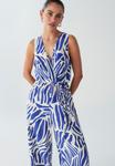 Комбинезон BWLDR PARKES JUMPSUIT, Blue Abstract/Blue - фото 5