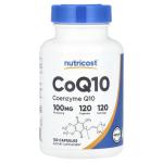 CoQ10, 100 мг, 120 капсул Nutricost - фото