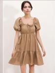 Платье Bigdart, коричневый - фото