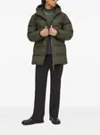 Пуховик с капюшоном Rains, зеленый - фото 2