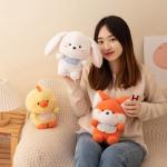 Серые животные плюшевые куклы высота 23см MENGDINUO - фото 9