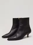 Ботильоны Phase Eight Leather Kitten Heel, черный - фото 2