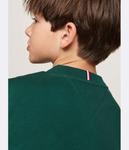 Свитер вне времени Regular fit Tommy Hilfiger, зеленый - фото 4