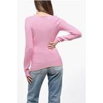 Разноцветный хлопковый свитер Victoria Beckham, Multicolor - фото 2