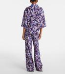 Рубашка с принтом Dries Van Noten, синий - фото 3