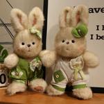 Enlightenment Плюшевая кукла Blue Tide Rabbit высотой 35см/50см - фото 10