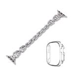 CHENSONG Часы Strap Apple Compatibility Metal 160mm, Silver - фото