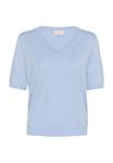 Футболка Kaffe KALIZZA V-NECK, Soft Chambray/Light Blue - фото 5