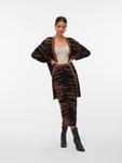 Миди юбка VERO MODA VMNANCY, Brown/Black - фото 5