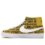 Кроссовки блейзер sb премиум Nike, желтый - фото