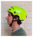 Шлем Cosmo Connected Fusion+, флуоресцентно-желтый - фото 4