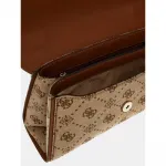 Сумка Guess Neda Convertible Flap, коричневый - фото 4