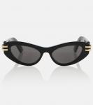 Солнцезащитные очки «кошачий глаз» c dior b1u Dior Eyewear, черный - фото