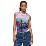 Футболка Superdry Sub Print, фиолетовый - фото