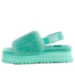 Сандалии disco slide 'tide pool' Ugg, зеленый - фото