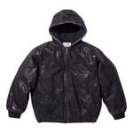 Куртка x mm6 maison margiela foil hooded work jacket 'black' Supreme, черный - фото