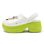 EXULL Q Сабо женские белые зеленые - фото