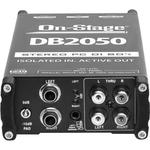 Директ-бокс On-Stage DB2050 Active Stereo Multimedia DI Box DB2050 - фото