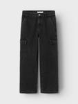 Джинсы name it Wide Leg hose NKFROSE HW WIDE CARGO, черный - фото 3