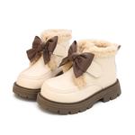 Детская кожаная обувь для детей Budding, бежевый - фото 4