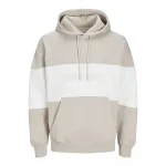 Худи Jack & Jones Legacy Blocking Plus, серый - фото 3