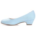 Туфли на узкой удобной танкетке Journee, light blue - фото 4
